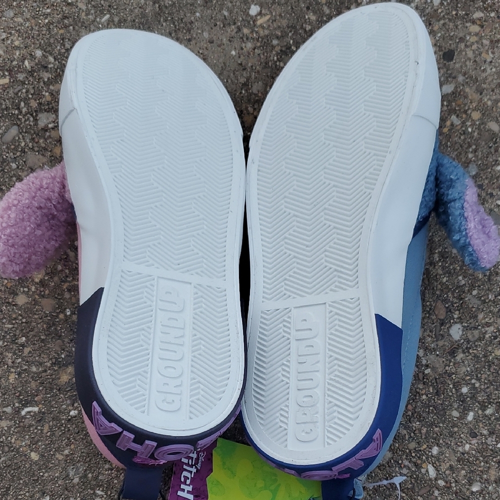 Ground Up Lilo & Stitch Angel Plush Fuzzy Slip-On Sneakers Women's 8 Trendsetter - Picture 6 of 7